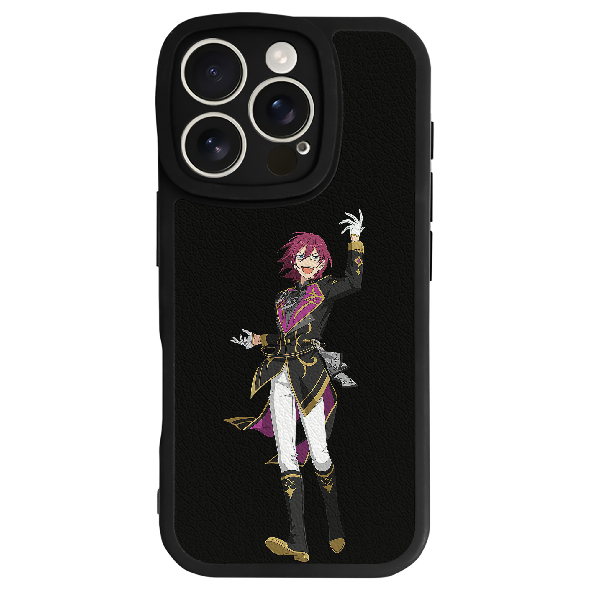 （画像用） あんさんぶるスターズ! Ensemble Stars 【iPhone 16シリーズ対応】シリコンスマホケース（レザー調） 材質：シリコン